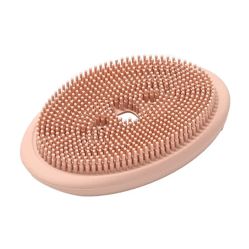 Double-Sided Silicone Soap Holder & Cleaning Brush