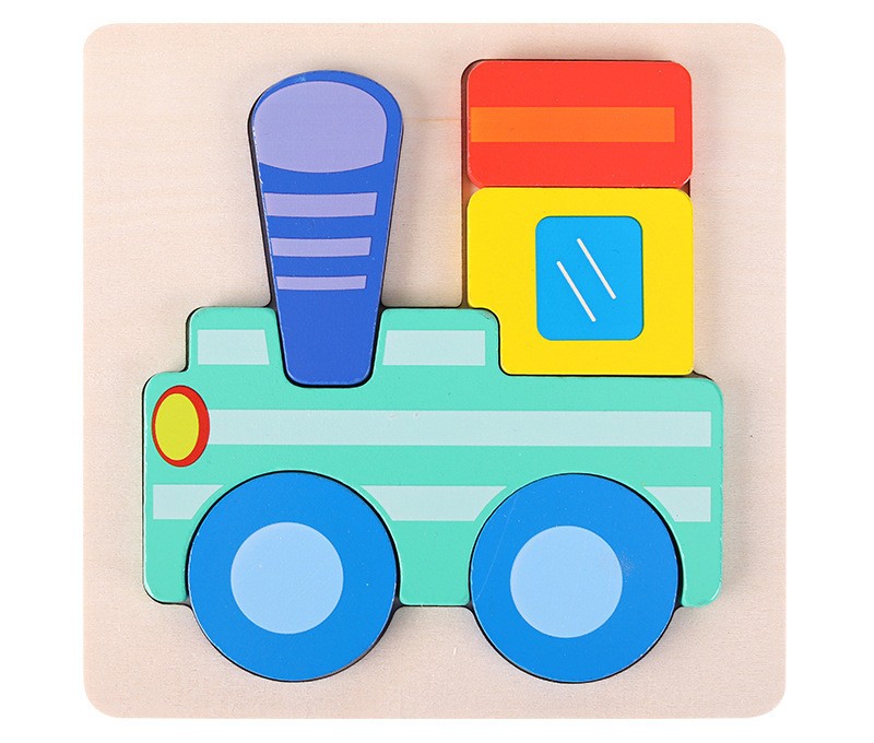 Children's Three Dimensional Wooden Puzzle
