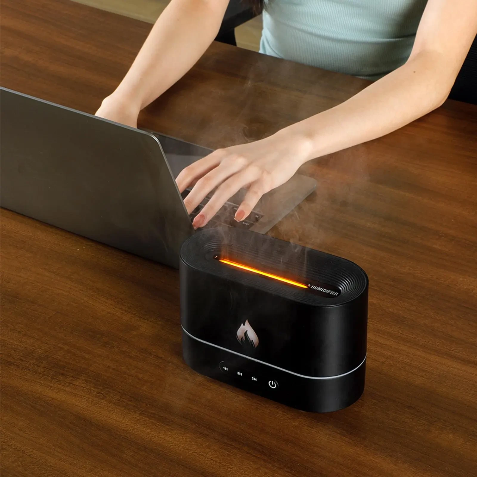 Siming Flame Aromatherapy Machine  With Light