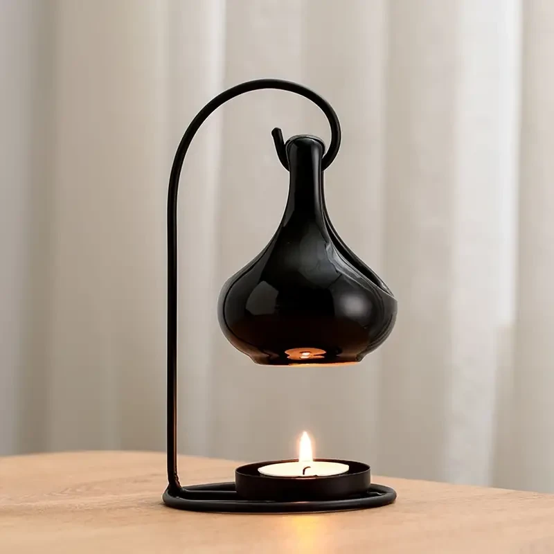 Hanging Incense Burner Stand, Black/White, Creative Aromatherapy Lamp, Essential Oil Diffuser