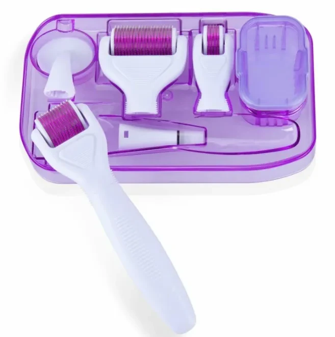 DermaKit 6-in-1 Microneedling Facial & Skin Care Roller Set