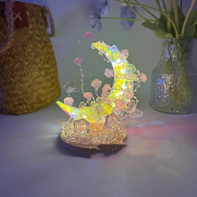 Water Moon Butterfly Small Night Lamp