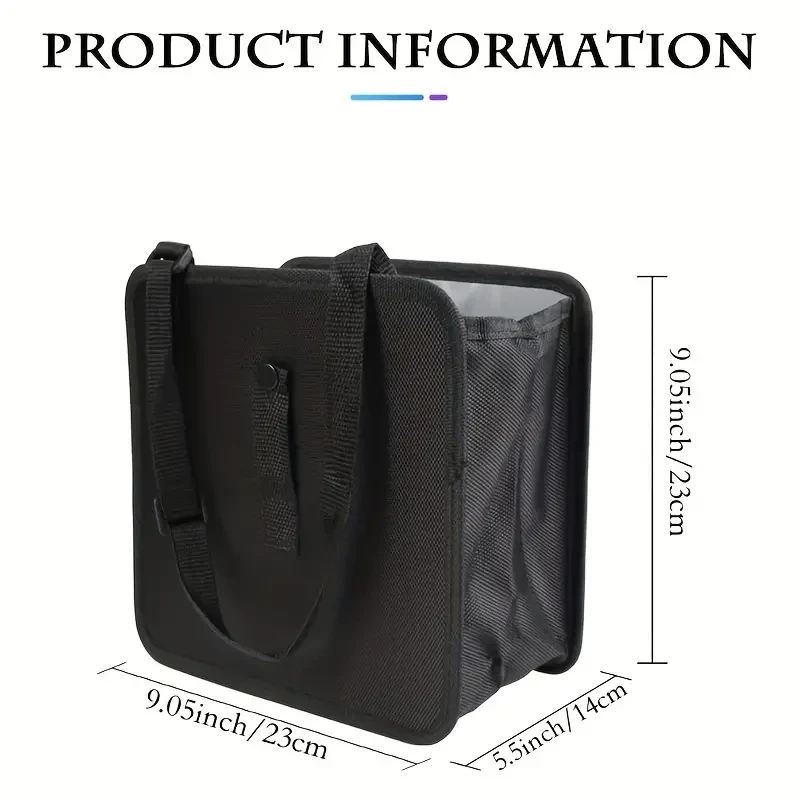 Premium Foldable Car Trash Can - Waterproof & Leakproof with Large Capacity, Perfect Hanging Storage Bag for Car Interior Organization