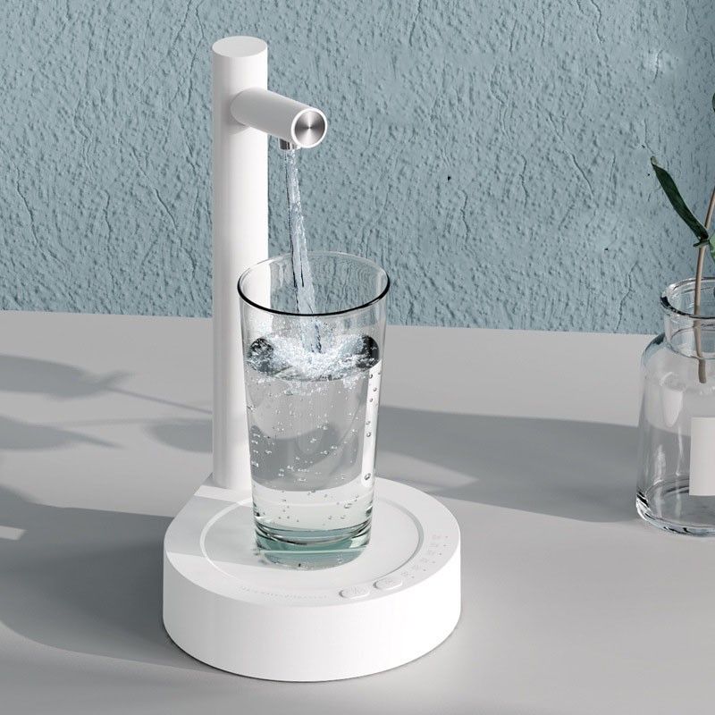 Desk Dispenser Electric Water Gallon - Automatic, Rechargeable Water Bottle Dispenser