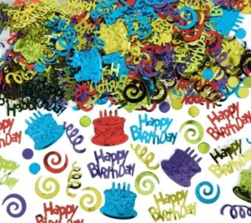 Confetti - Happy Birthday Type Embs