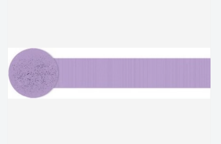 Crepe Streamers - Lavender