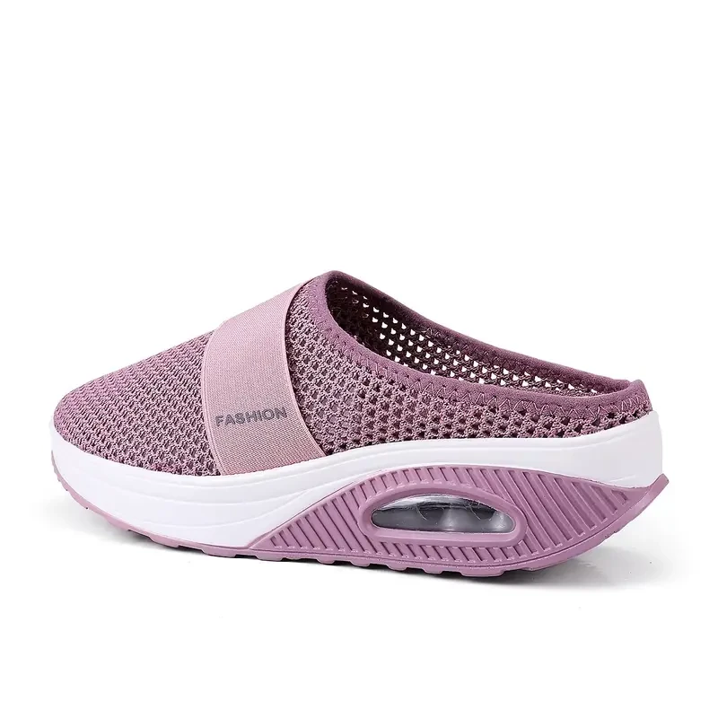Women's Air Cushion Mesh Mule Sandals  Breathable & Lightweight