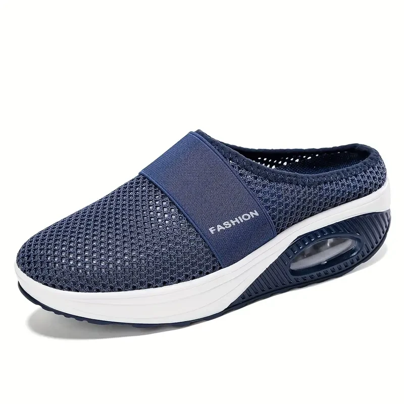 Women's Air Cushion Mesh Mule Sandals  Breathable & Lightweight