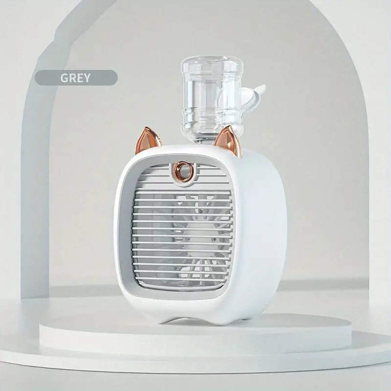 Portable Mini Spray Fan - 3-Speed USB-C