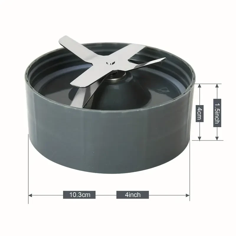 Accessories For Nutribullet Blenders, 5 Pieces Nutribullet Blender Cups & Blade Replacement Set, 24OZ Cup 18OZ Cup Lid Ring