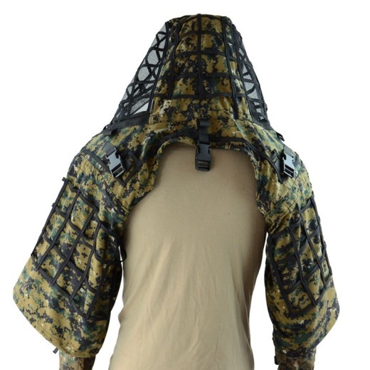 Checked Cloth Military Fans Tactical Ghillie Suit Sniper Chicken Camouflage Clothing Wear-resistant Breathable