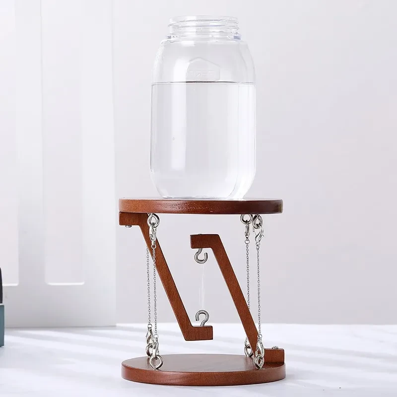 Suspension Shelf Wooden Decoration Tension