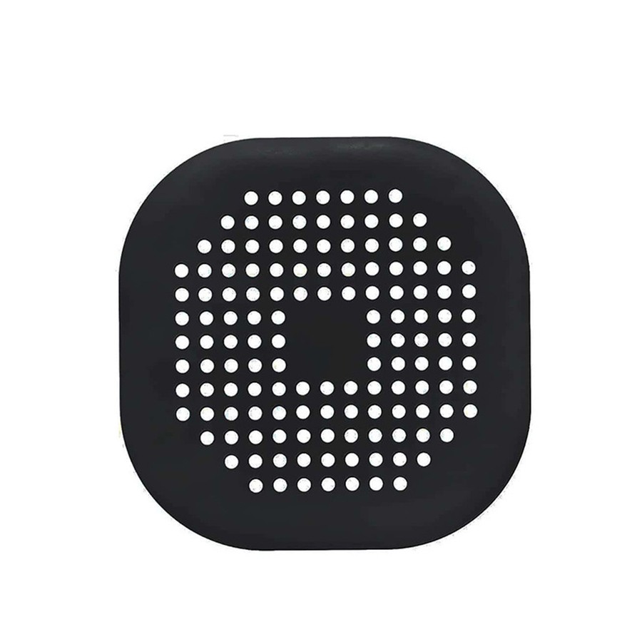 Square Silicone Floor Drain Sticker  Bathroom Sewer Hair Filter Drain Cover & Floor Drain Mat