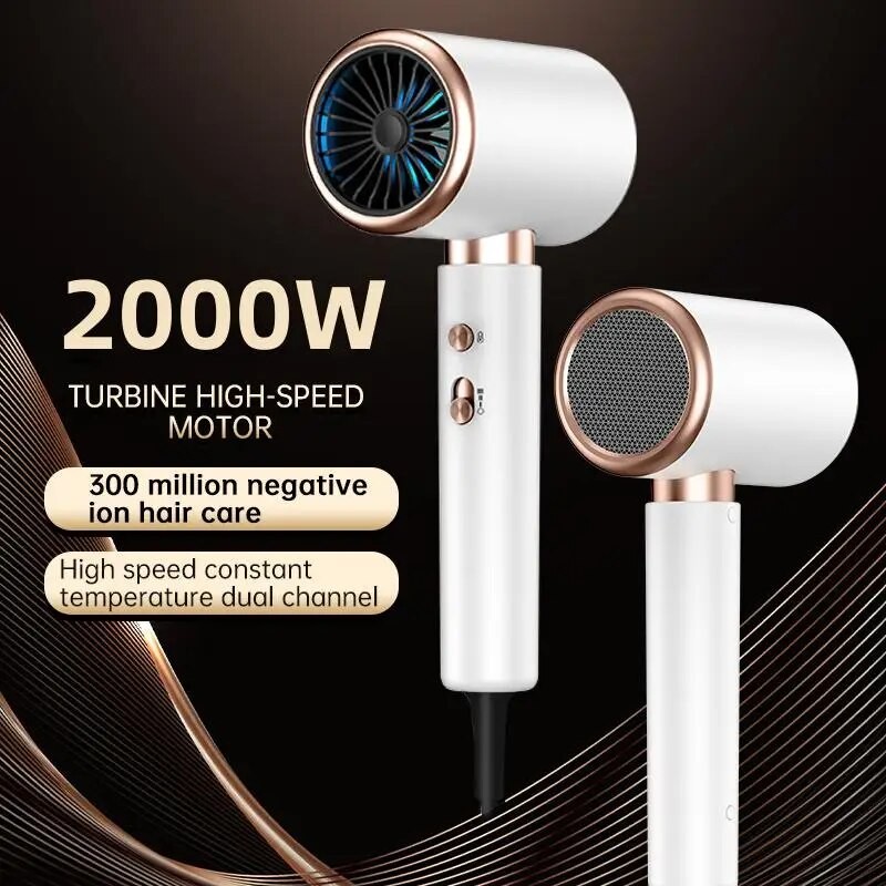 High-Speed Electric Hair Dryer  Low Noise, Constant Temperature, Quick-Drying