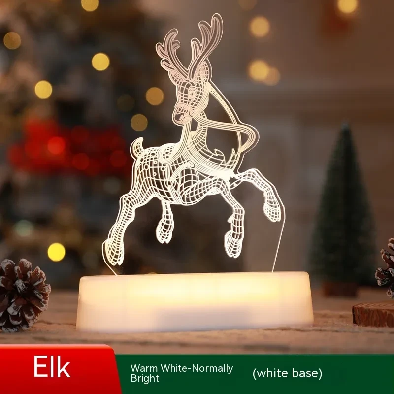 Christmas Decoration 3D Lamp Acrylic