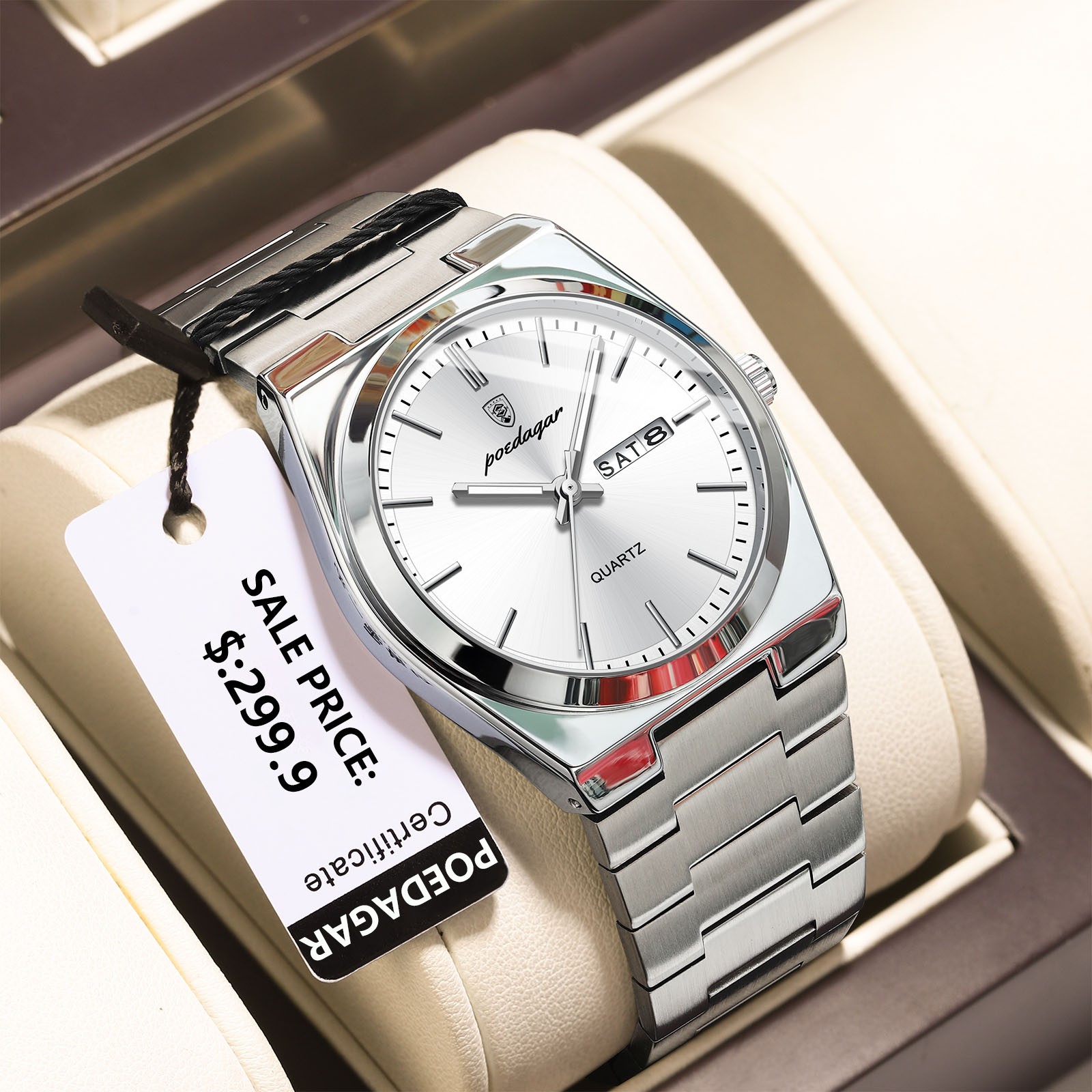 POEDAGAR Mens Luxury Watch