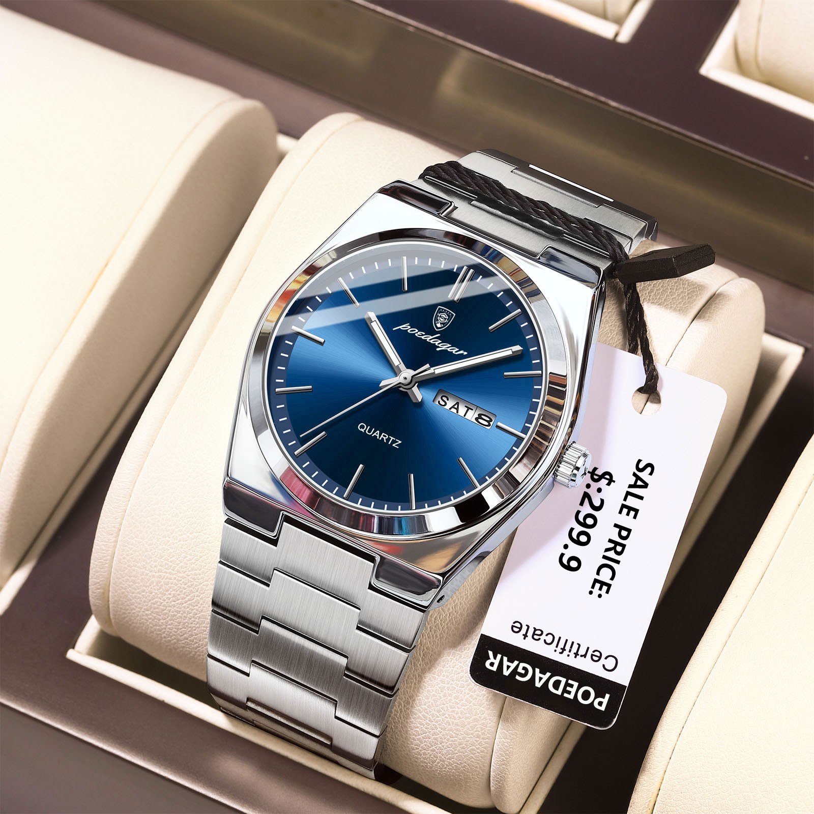 POEDAGAR Mens Luxury Watch