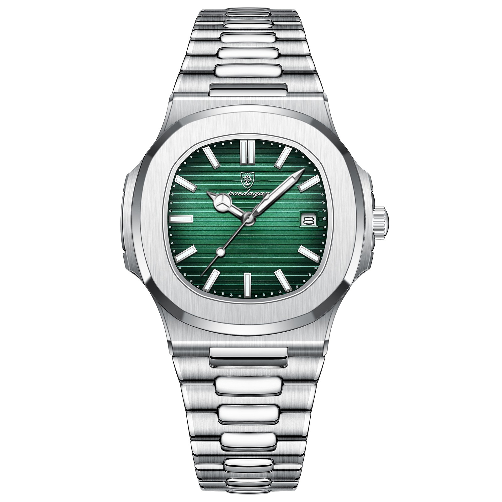 POEDAGAR 2023 Luxury Mens Square Quartz Watch