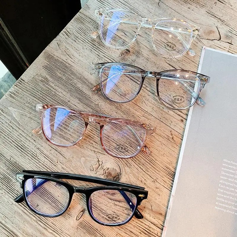 Anti Blue Light Myopia Glasses  Ultralight Transparent Nearsight Glasses