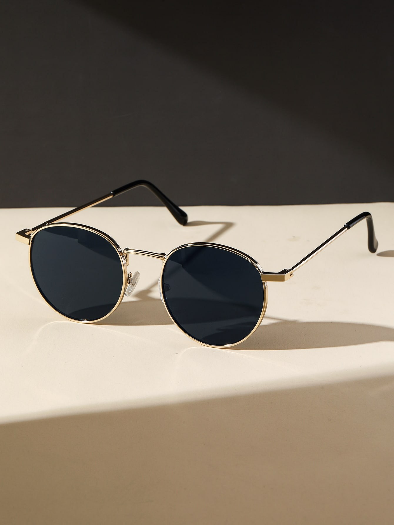 Unisex Metal Round Frame Vintage Y2K Sunglasses