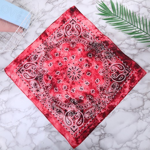 Cotton hip-hop square scarf