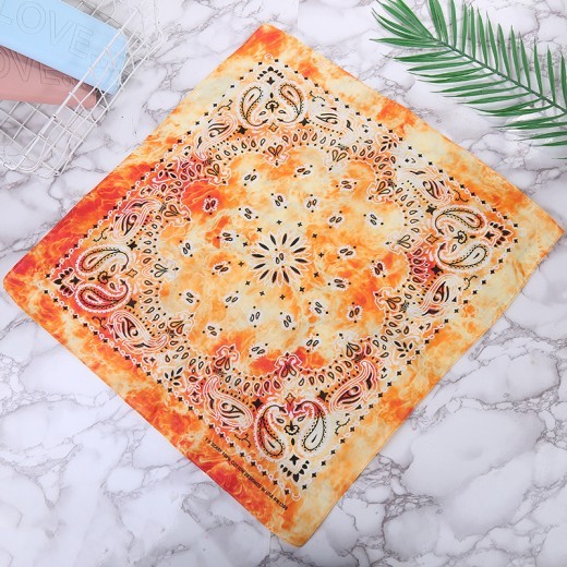 Cotton hip-hop square scarf