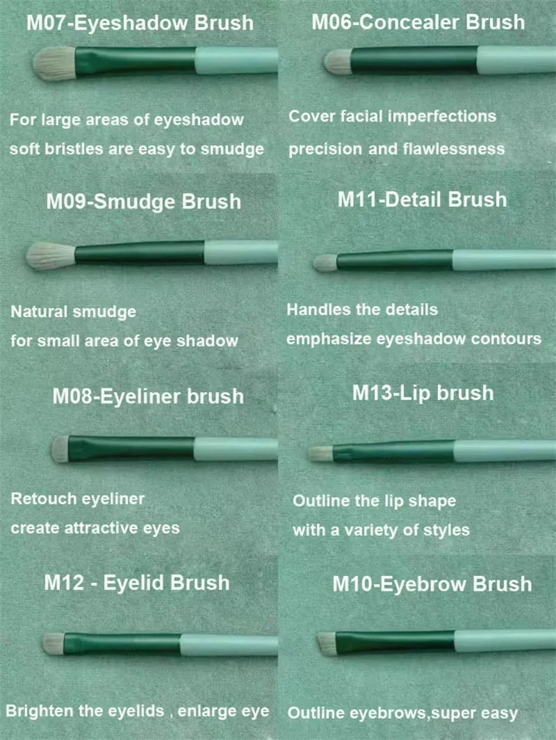 13Pcs Makeup Brush Set
