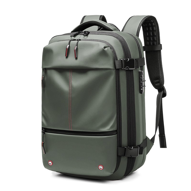17-Inch Laptop Travel Backpack  Expandable Business & School Backpack with Vacuum Compression for Men