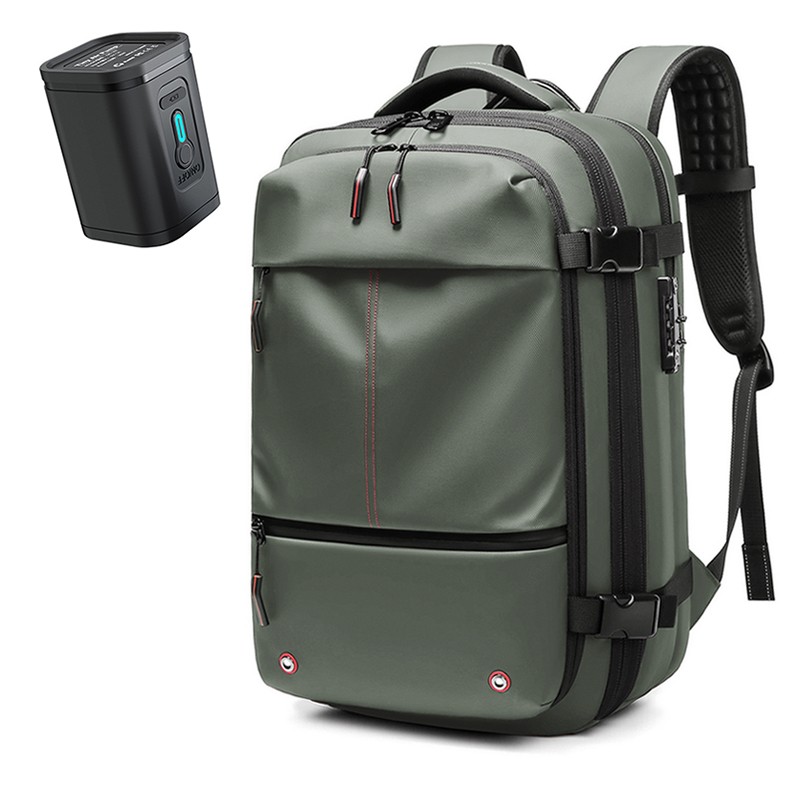 17-Inch Laptop Travel Backpack  Expandable Business & School Backpack with Vacuum Compression for Men
