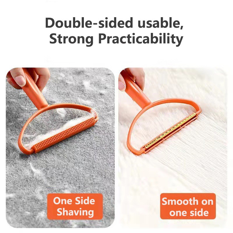Double-Sided Lint Remover  Portable Pet Hair and Fluff Remover
