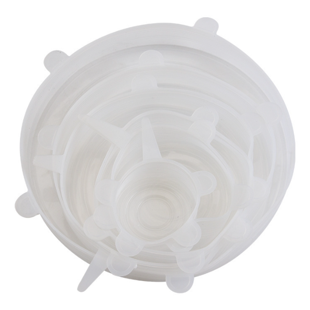 6Pcs Food Grade Silicone Preservation Cover