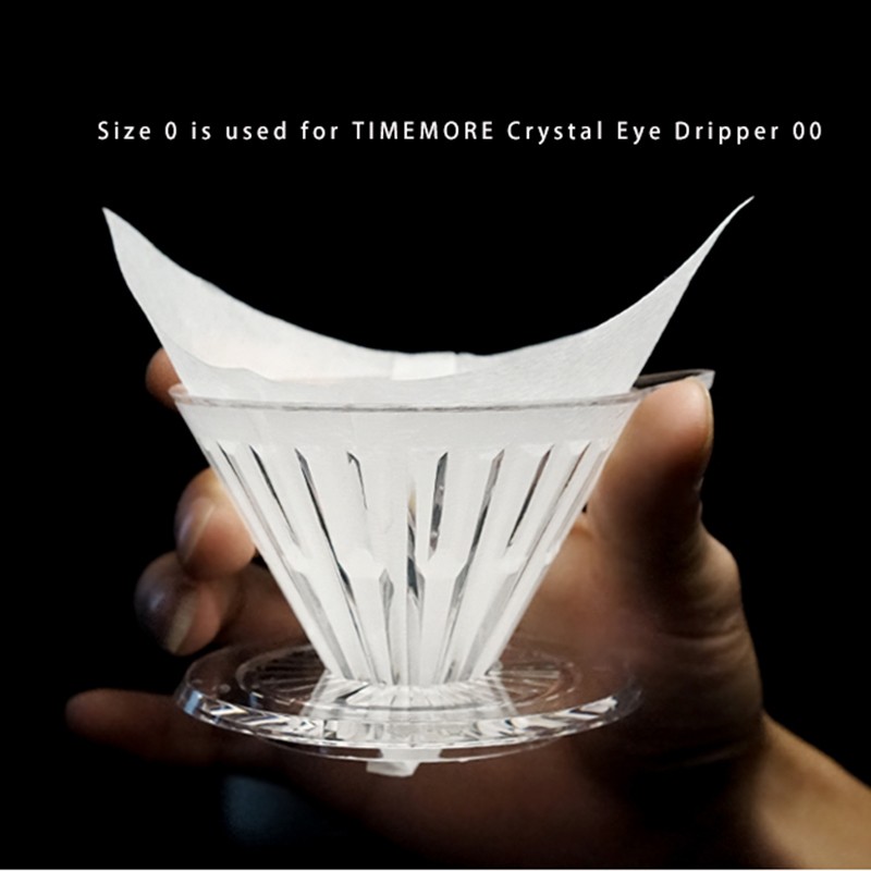 TIMEMORE Coffee Filter Paper  50pcs V-Shaped Hand Drip Filter for Pour-Over