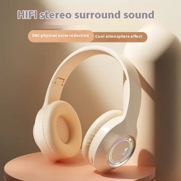 Head-mounted Wireless Bass E-sports Games Music Headset