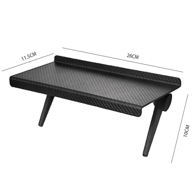 Computer & TV Screen Storage Rack  Wireless Router & Set-Top Box Organizer, No-Perforation Bracket