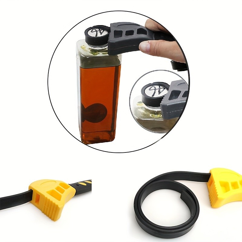 6-Inch Belt Wrench  Adjustable Oil Filter Strap Spanner for Disassembly and Removal