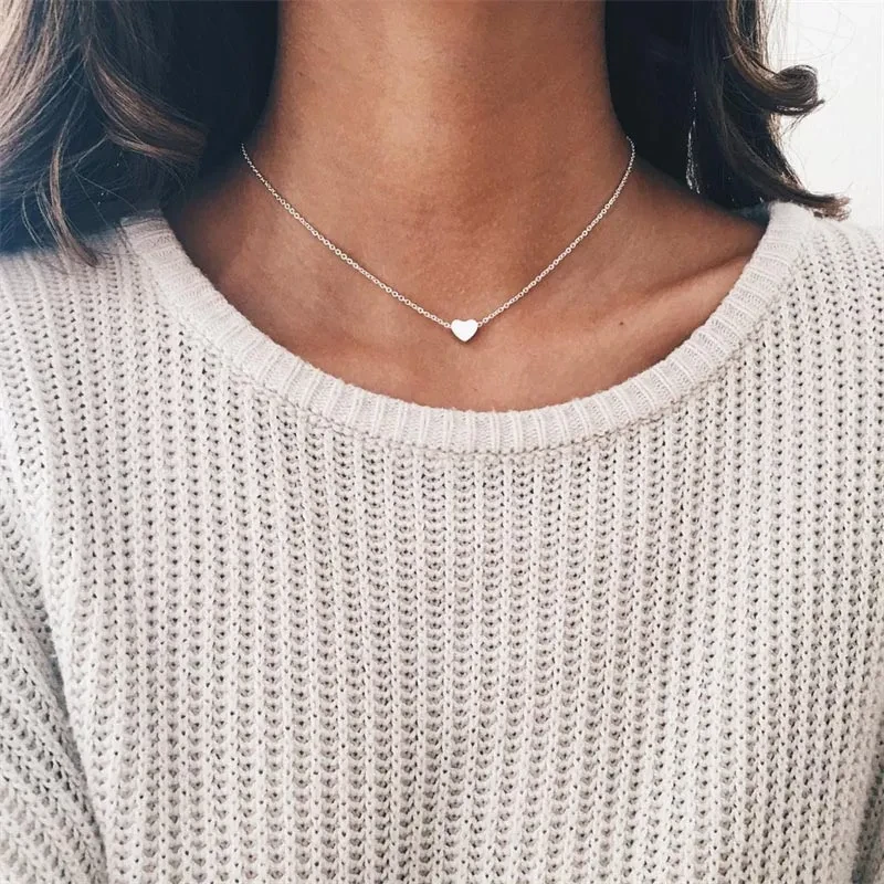 Simple Fashion Double-sided Love Pendant
