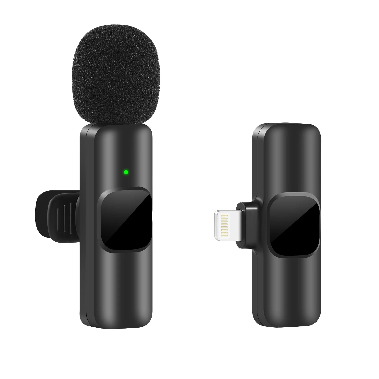Wireless Lavalier Microphone  Portable Mini Mic for iPhone, Android