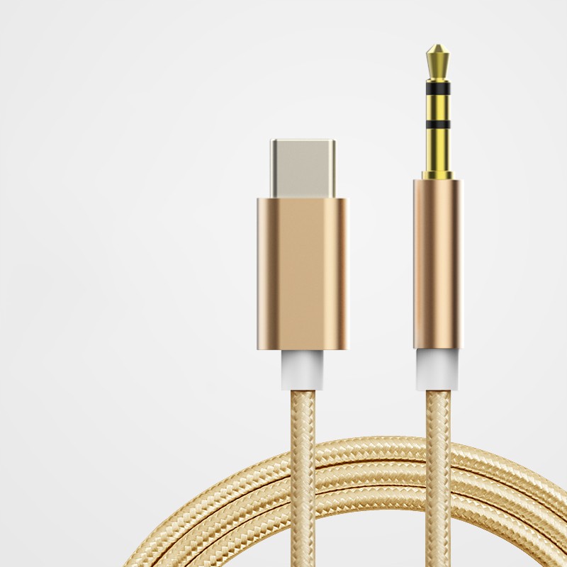 USB Type-C to 3.5mm Aux Audio Adapter  Headphone Jack Cable for Samsung