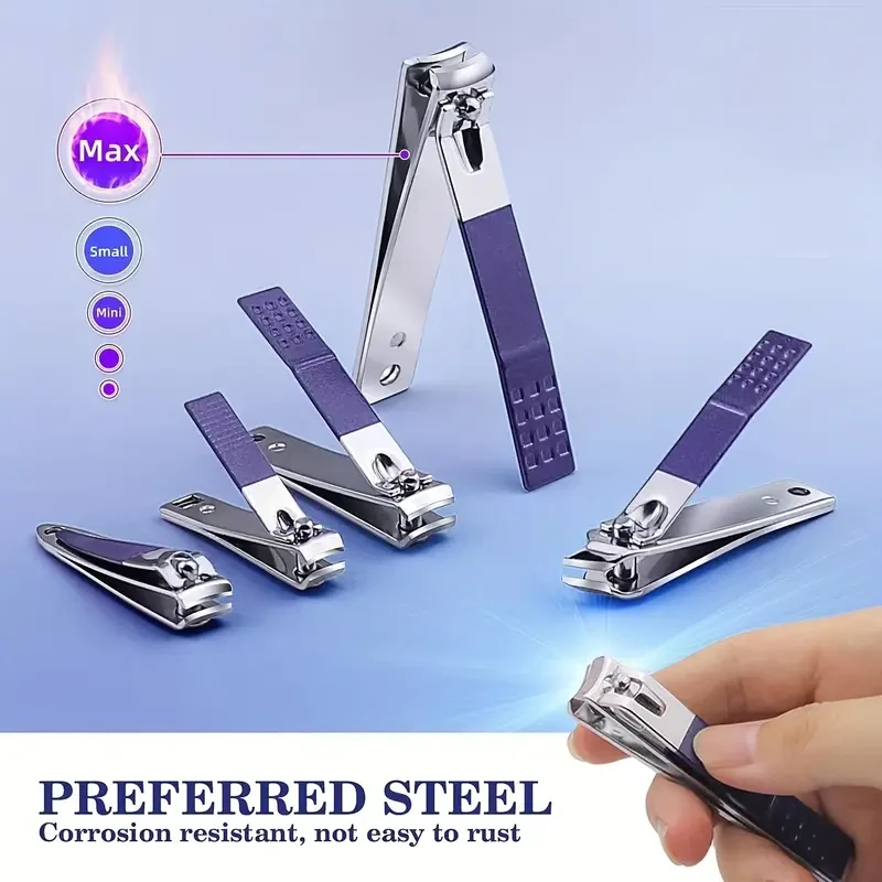 30pcs/set Nail Clippers Manicure Tool Set, With Portable Travel Case, Cuticle Nippers And Cutter Kit, Professional Nail Clippers Pedicure Kit, Grooming Kit For Travel