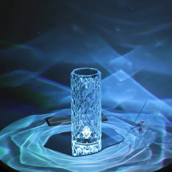 Prism Rose Lamp: Luxe Glow