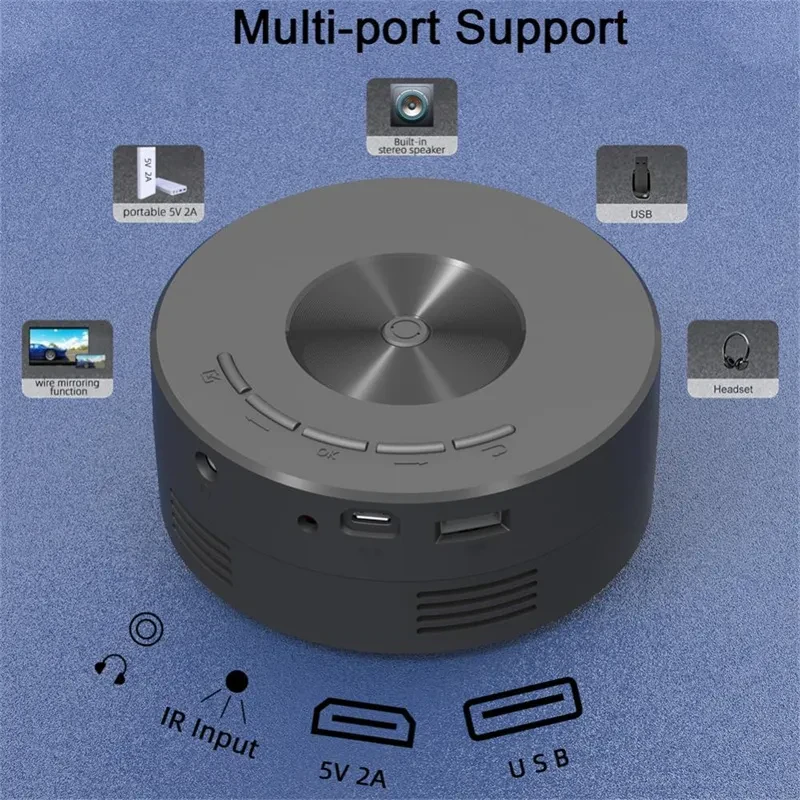 Smart Projector WiFi Portable 1080