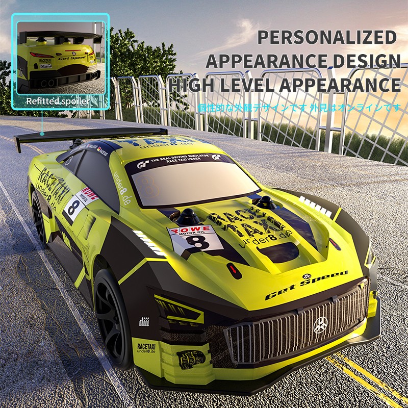 JJRC Q165 4WD Drift RC Car - 1:18 Remote Control GTR Racing Car