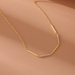 Geometric Necklace Women's Sterling Silver