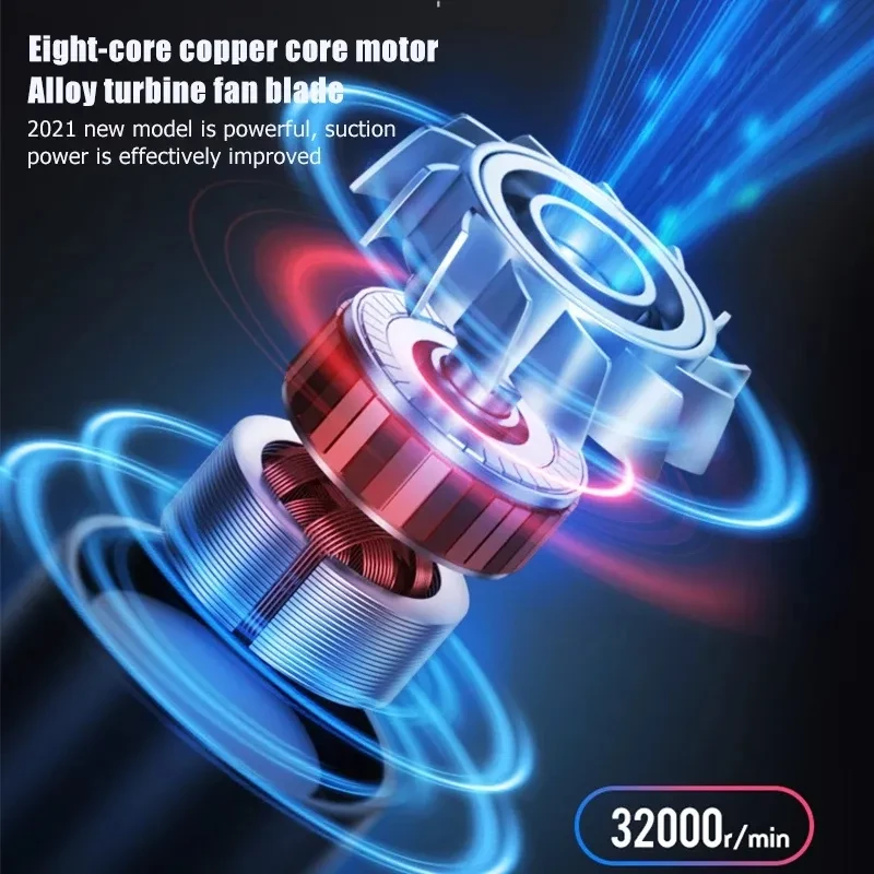 Car Vacuum Cleaner Wireless Rechargeable
