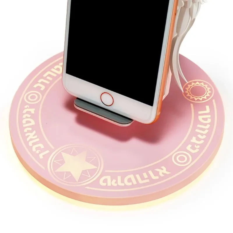 Universal Colorful LED Angel Wings Qi Wireless Charger