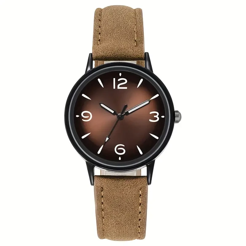 Womens Casual Quartz Watch with Gradient Dial