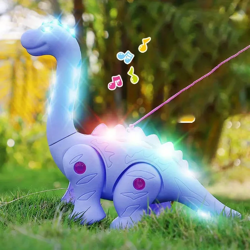 Dinosaur Game Activity Set: Stimulate Sensory & Motor Skills with Music, Lights & Carpet Toy