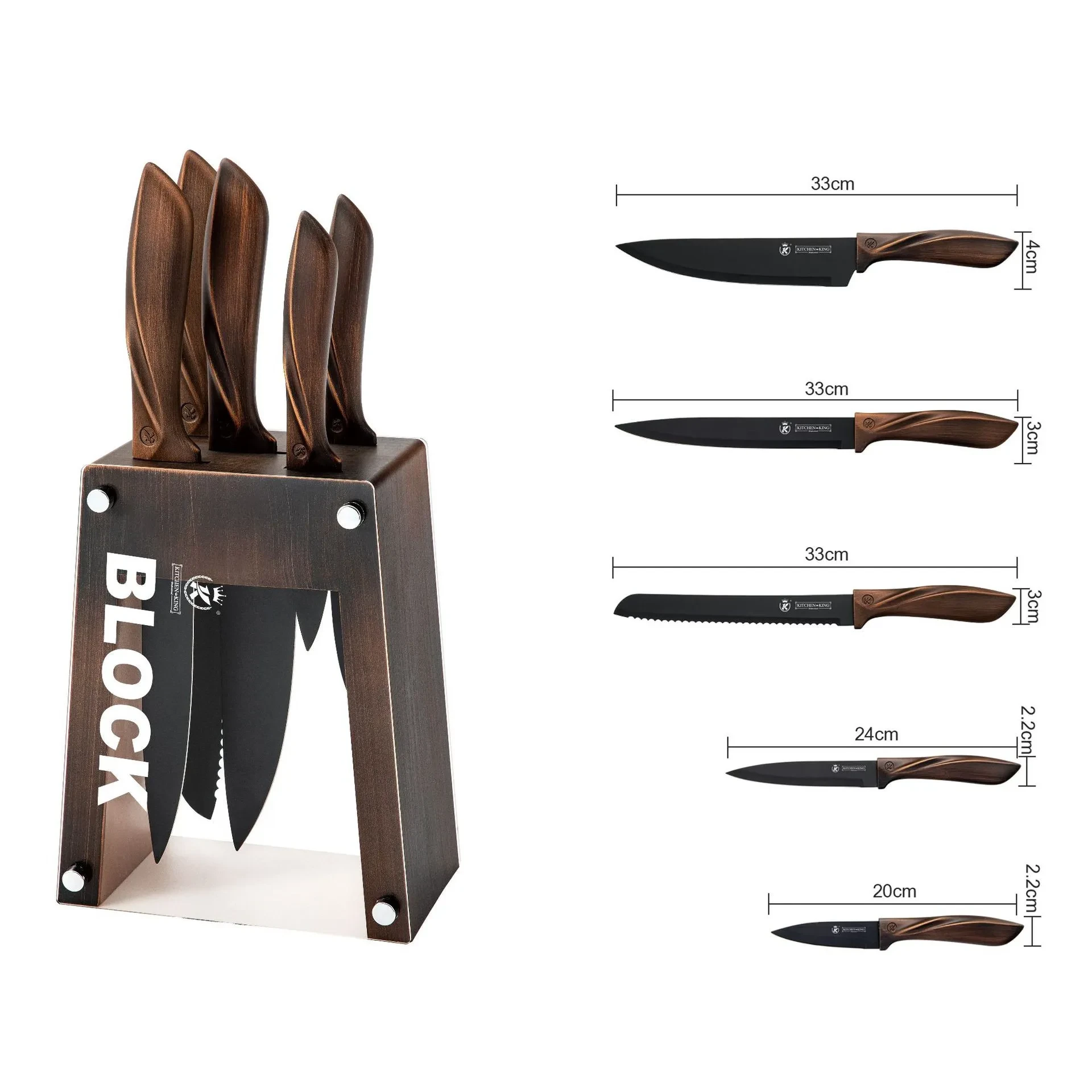 Knife Set Kitchen Stainless Steel Chef