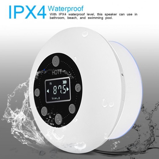 Bluetooth Speaker in Bathroom