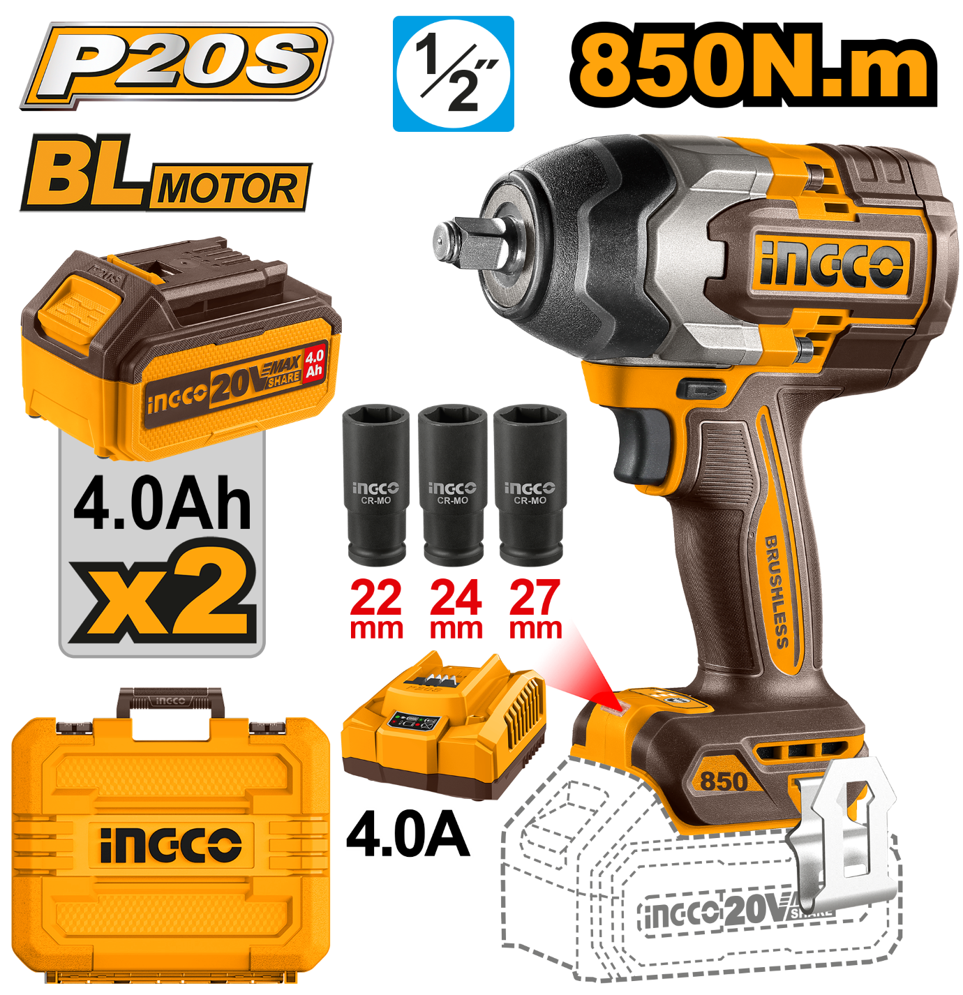 Impact Wrench 1/2